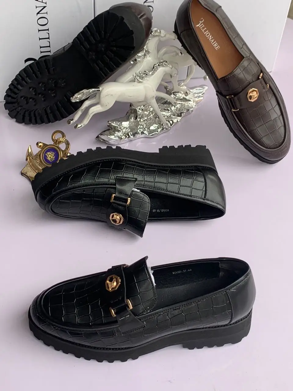 Smart Store Dual-Tone Classic Loafer Shoe – Stylish Comfortable Everyday Footwear