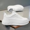 Smart Store Luxe White Casual Sneakers – Premium Everyday Lace-Up Footwear