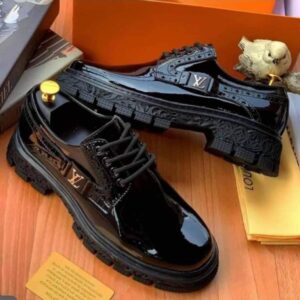 Smart Store Black Premium Leather Shoe – Stylish Comfortable Everyday Footwear