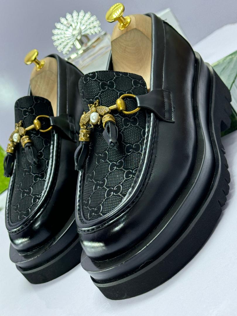 Smart Store Black Premium Leather Shoe – Stylish Comfortable Everyday Footwear