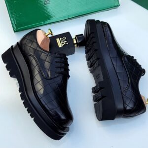 Smart Store Black Premium Leather Shoe – Stylish Comfortable Everyday Footwear