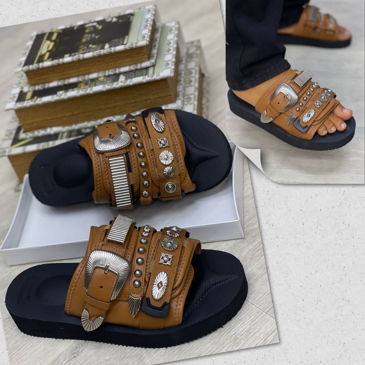 Smart Store Premium Cushioned Slide Sandals – Luxury-Inspired Casual Footwear for Men - Image 3
