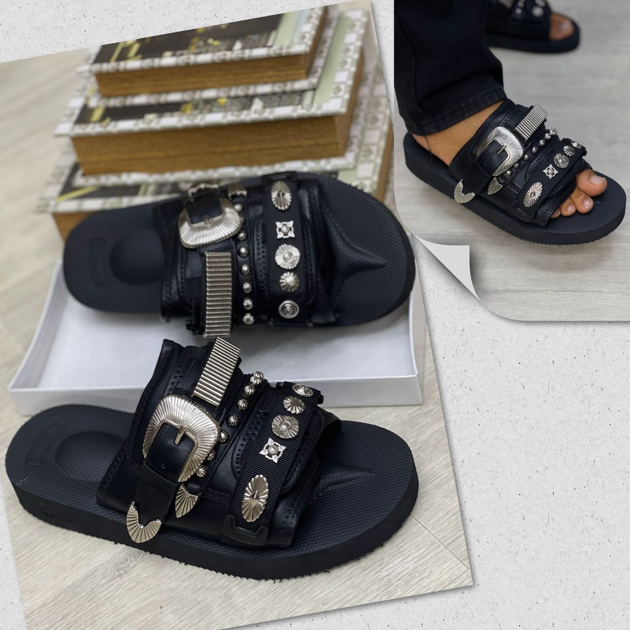 Smart Store Premium Cushioned Slide Sandals – Luxury-Inspired Casual Footwear for Men - Image 2