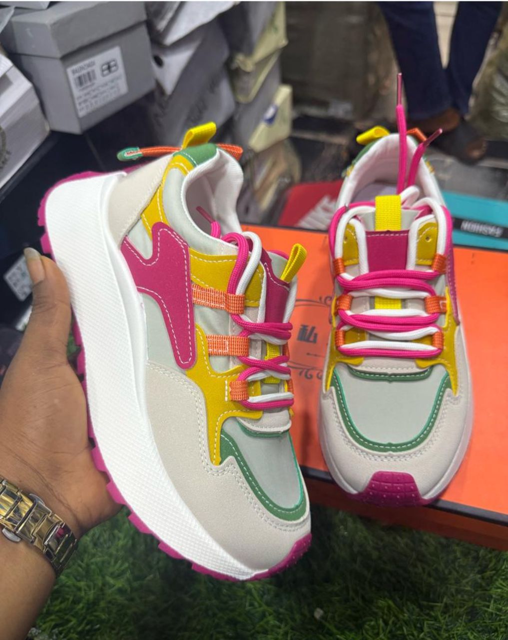 Smart Store Dual-Colour Elegant Sneakers – Beautiful Everyday Casual Footwear - Image 2