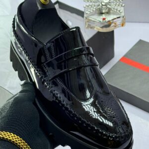 Smart Store Black Premium Leather Shoe – Stylish Comfortable Everyday Footwear