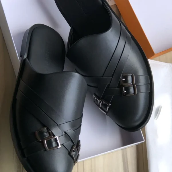Smart Store Contemporary Chunky Mules – Trendy Oversized Slip-On Half Shoes for Men