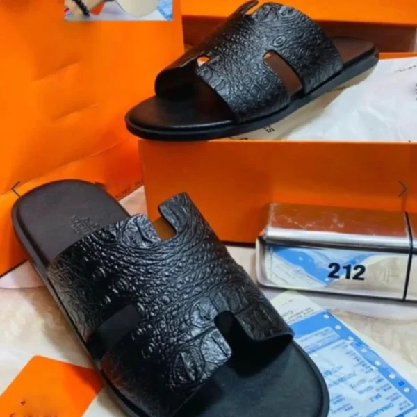 Smart Store Signature Luxury Slide Sandals – Elegant Premium Slip-On Footwear for Men