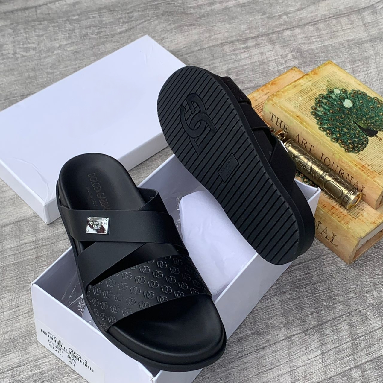 Smart Store Double-Strap Slippers – Secure-Fit Men's Slippers with Dual Strap Design
