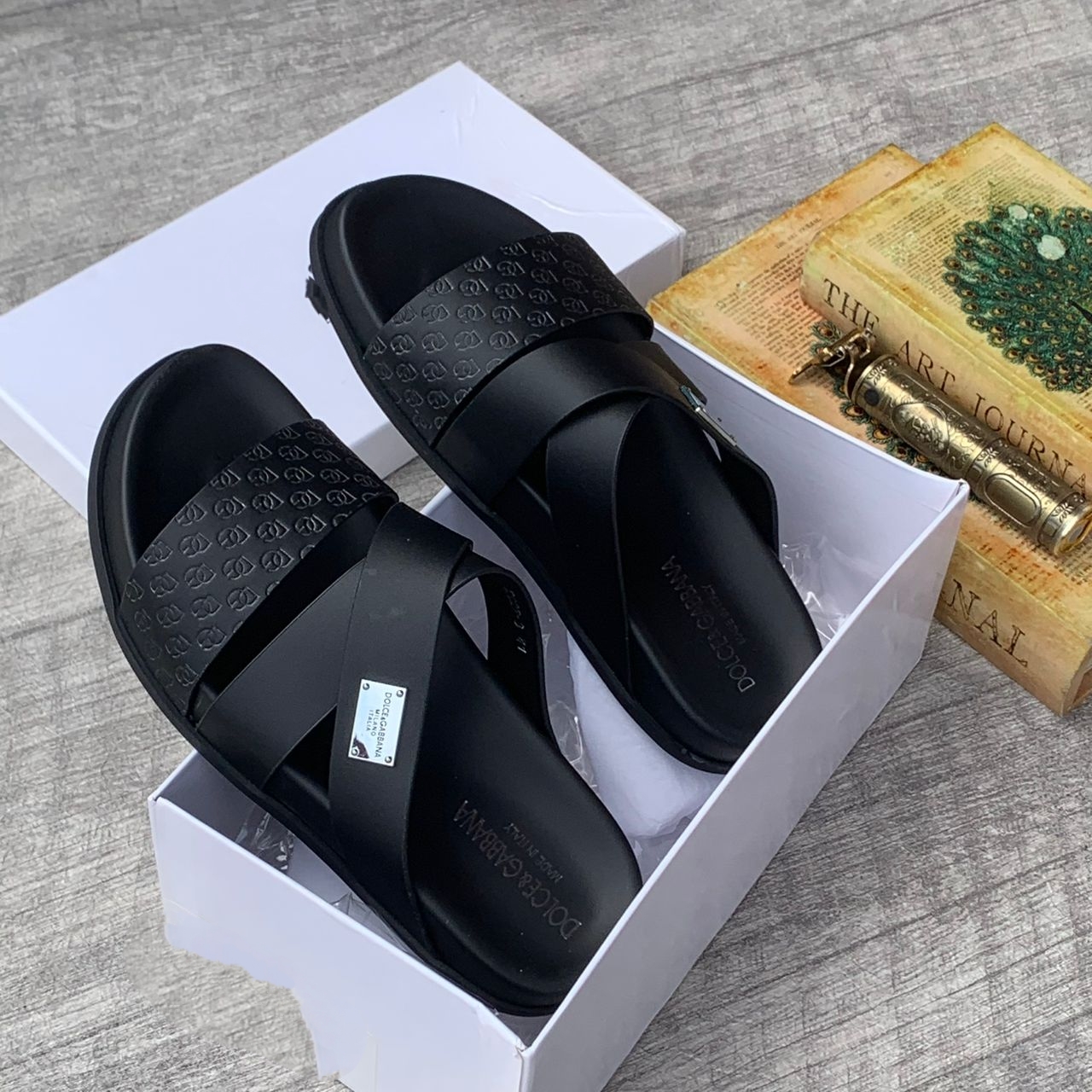 Smart Store Double-Strap Slippers – Secure-Fit Men's Slippers with Dual Strap Design - Image 2