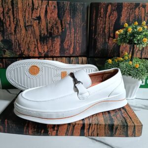 Smart Store Tri-Colour Premium Leather Shoe – Stylish Comfortable Everyday Footwear