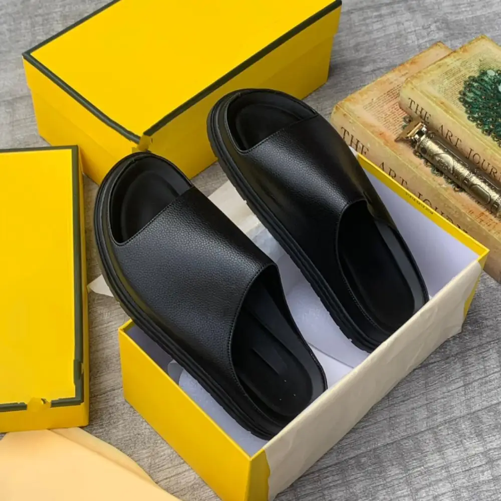 Smart Store Designer-Inspired Palm Sandals – Premium Flat Slip-On Footwear for Men