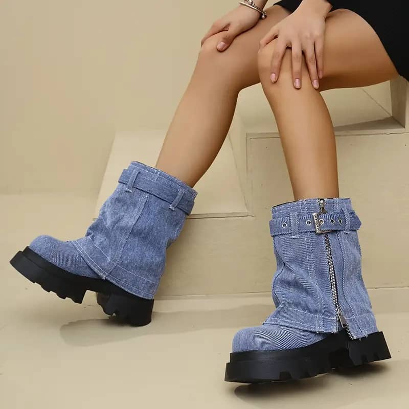 Smart Store Luxury Inspired Jean Boots