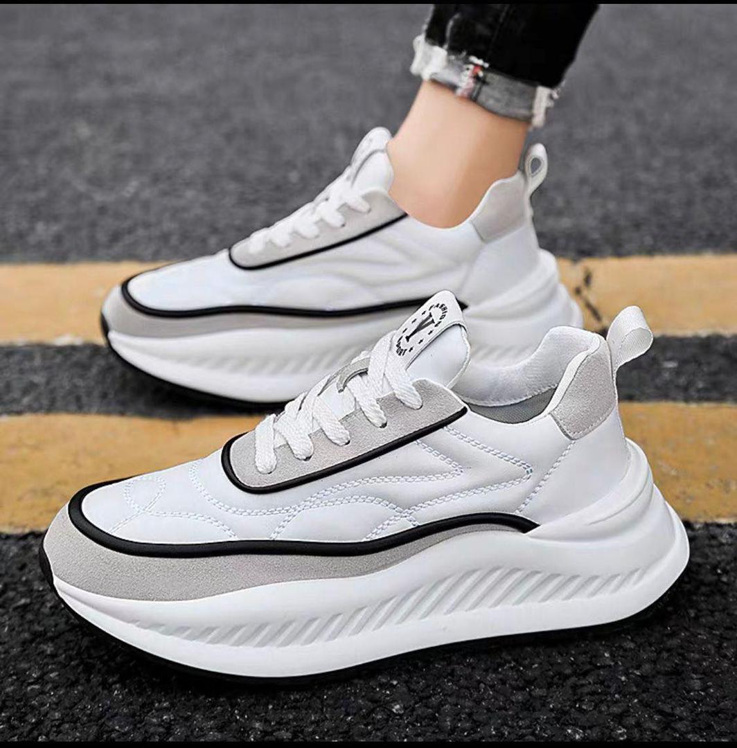Smart Store Dual-Tone Premium Luxe Sneakers – Elegant Everyday Footwear