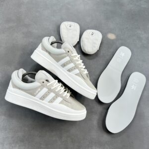 Smart Store Classic White Stripe Sneakers – Lightweight Everyday Casual Footwear