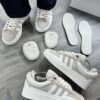 Smart Store Classic White Stripe Sneakers – Lightweight Everyday Casual Footwear - Image 2