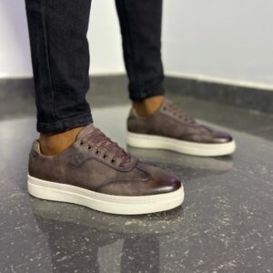 Smart Store Dual-Tone Premium Leather Shoe – Stylish Comfortable Everyday Footwear