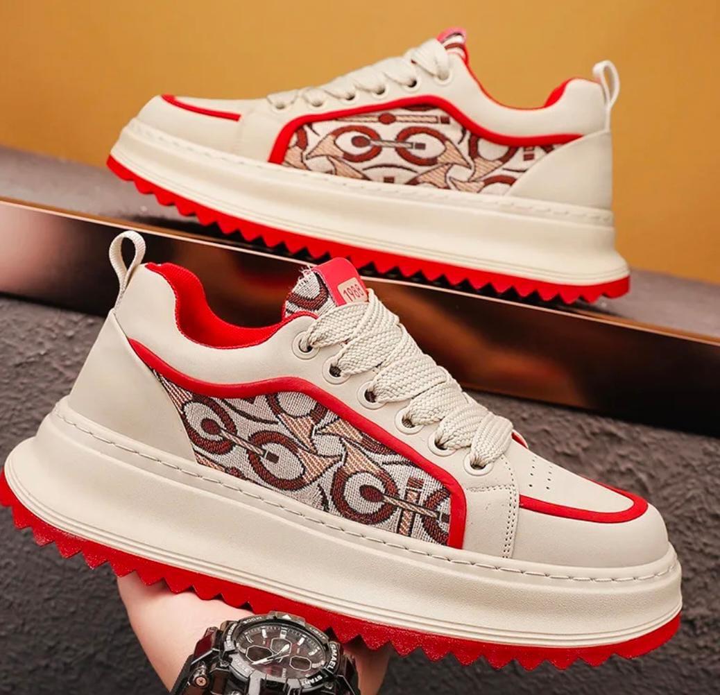 Smart Store Dual-Colour Bold Luxe Sneakers – Stylish Everyday Casual Footwear