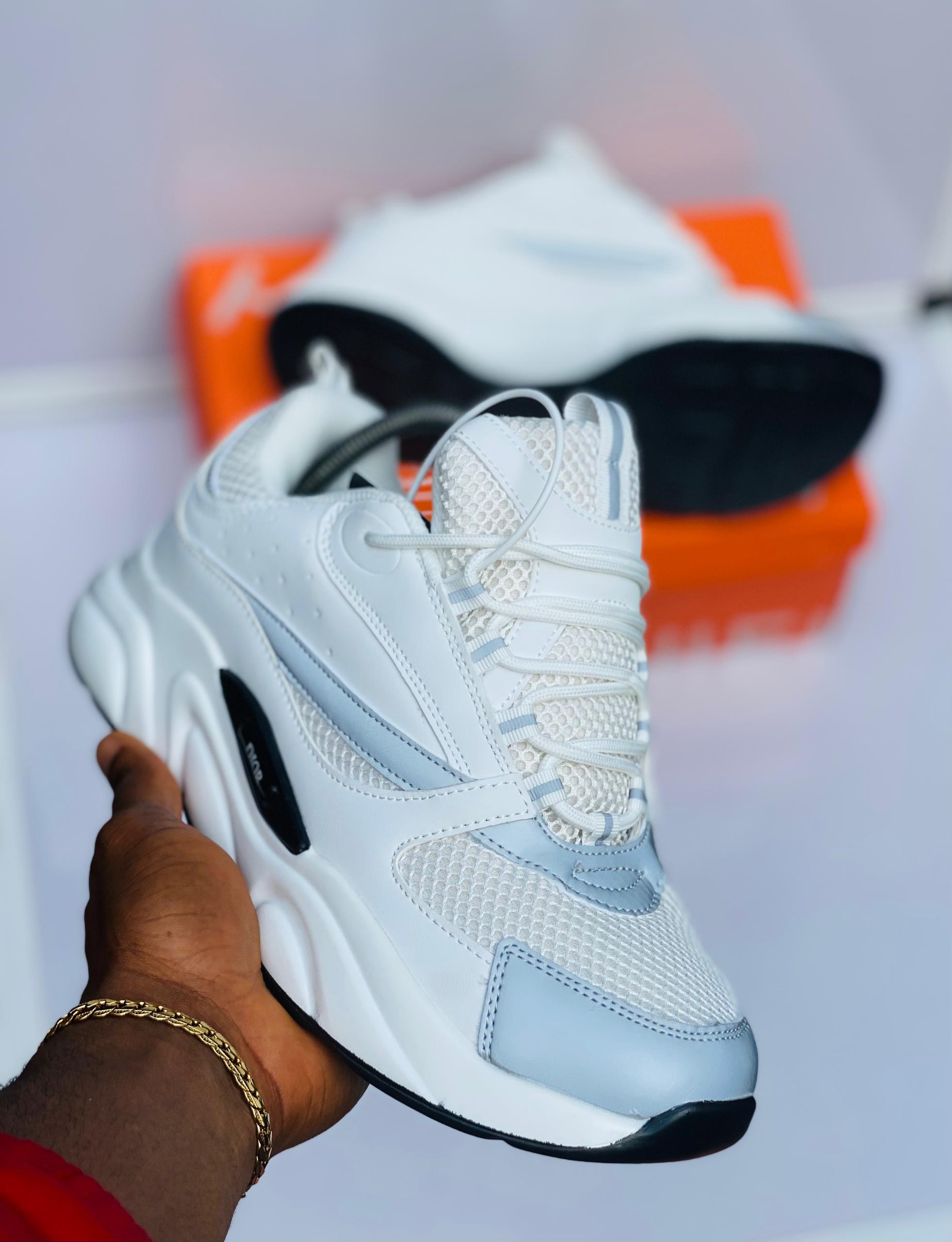 Smart Store Clean White Luxe Sneakers – Premium Everyday Casual Footwear