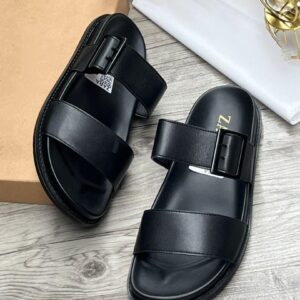 Smart Store Dual-Tone Leather Slip-On – Stylish Comfortable Everyday Footwear