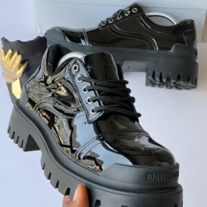 Smart Store Black Premium Leather Shoe – Stylish Comfortable Everyday Footwear