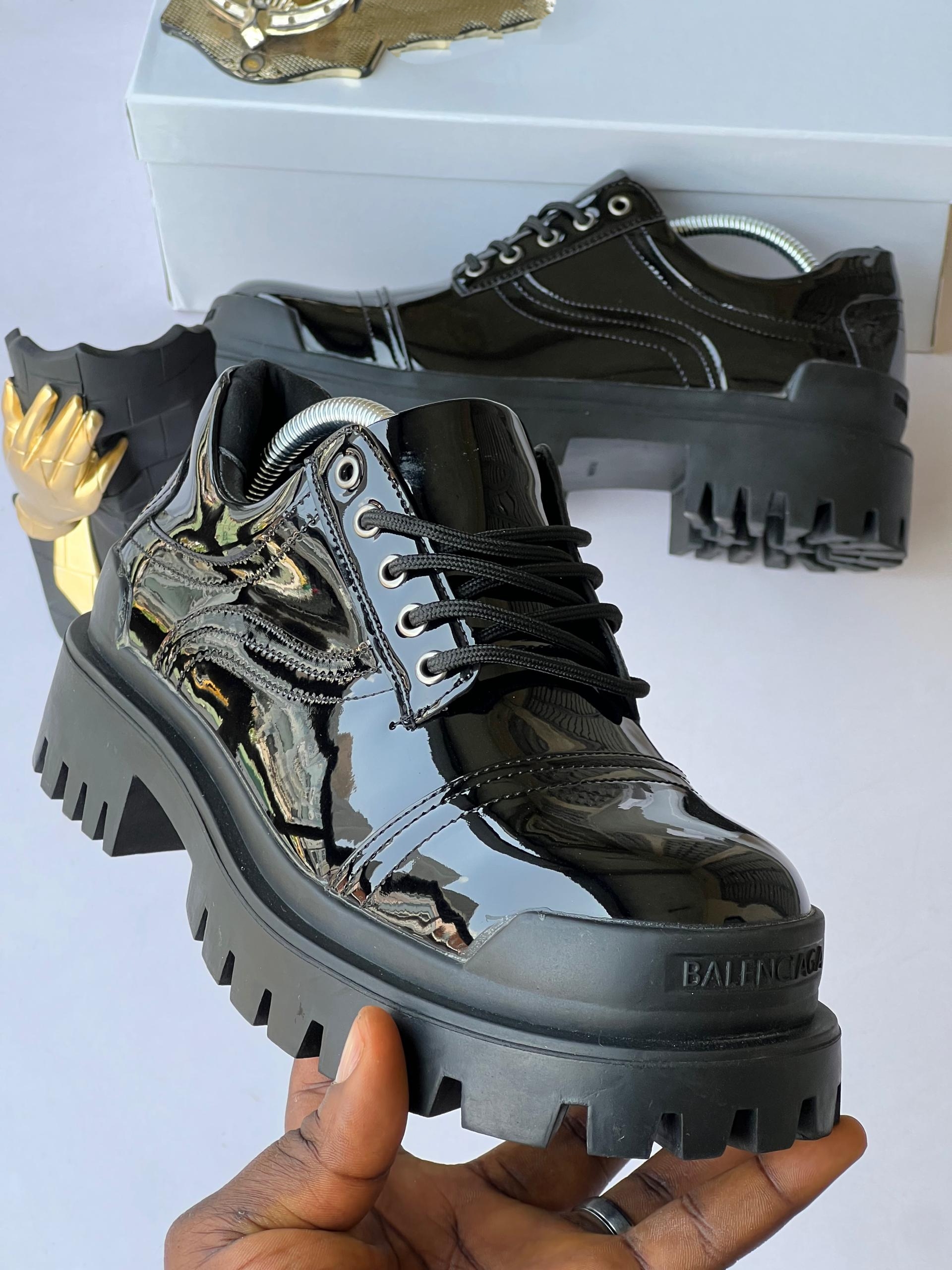 Smart Store Black Premium Leather Shoe – Stylish Comfortable Everyday Footwear