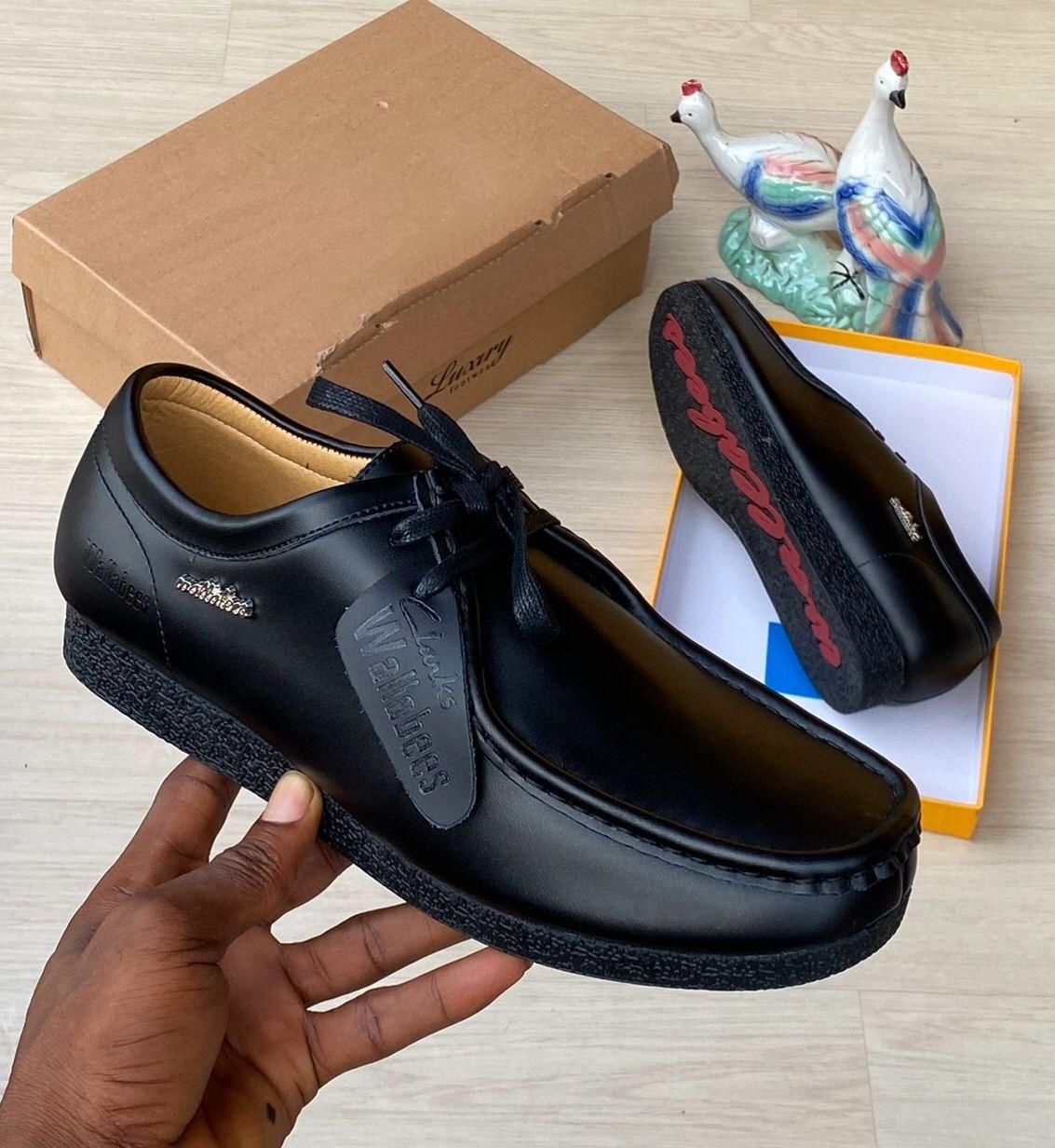 Smart Store Black Premium Leather Shoe – Stylish Comfortable Everyday Footwear