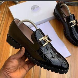 Smart Store Black Premium Leather Shoe – Stylish Comfortable Everyday Footwear