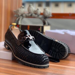 Smart Store Black Premium Leather Shoe – Stylish Comfortable Everyday Footwear