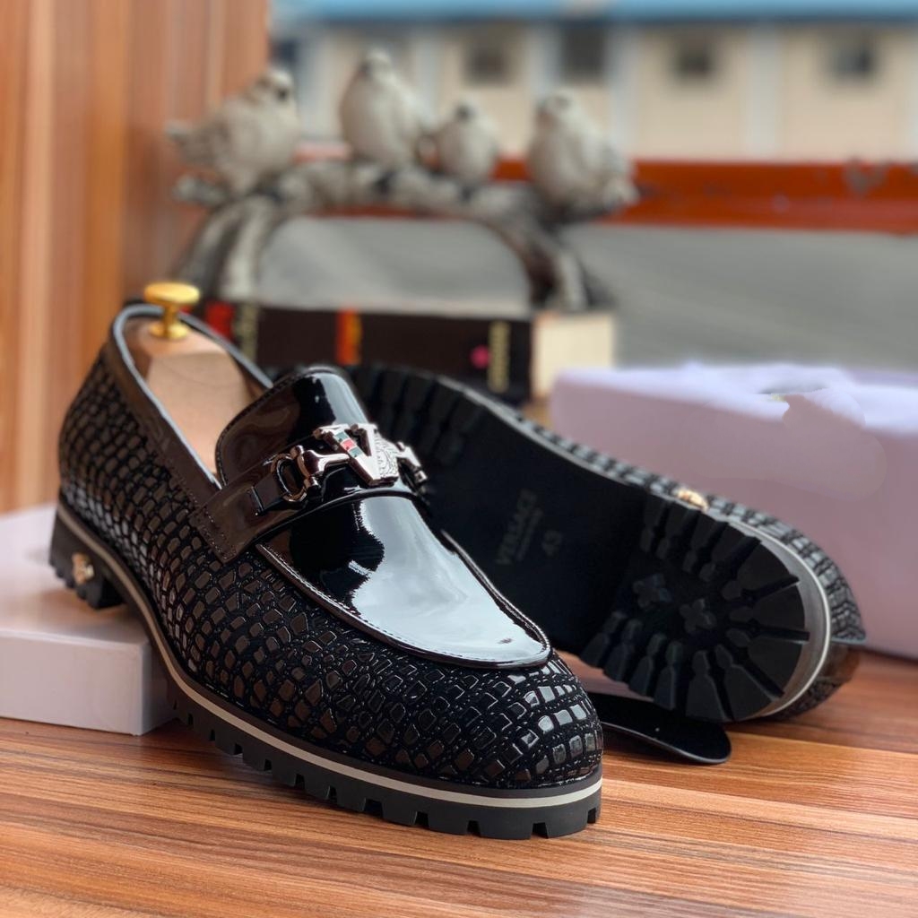 Smart Store Black Premium Leather Shoe – Stylish Comfortable Everyday Footwear