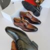 Smart Store Dual-Tone Premium Leather Shoe – Stylish Comfortable Everyday Footwear