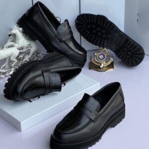 Smart Store Black Premium Leather Shoe – Stylish Comfortable Everyday Footwear