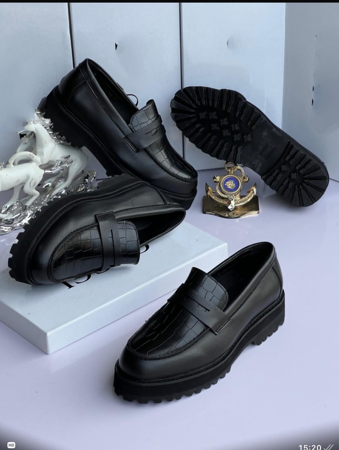 Smart Store Black Premium Leather Shoe – Stylish Comfortable Everyday Footwear