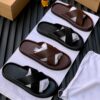Smart Store Woven-Style Dual-Tone Slippers – Casual Everyday Slip-On Footwear - Image 2