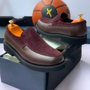 Smart Store Dual-Tone Premium Leather Shoe – Stylish Comfortable Everyday Footwear