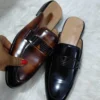 Smart Store Black Half-Cut Leather Shoe – Stylish Comfortable Everyday Footwear