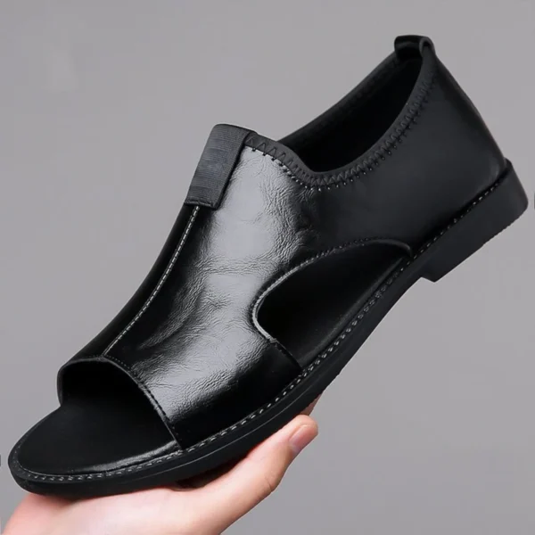 Smart Store Dual-Tone Premium Leather Shoe – Stylish Comfortable Everyday Footwear