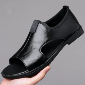 Smart Store Dual-Tone Premium Leather Shoe – Stylish Comfortable Everyday Footwear