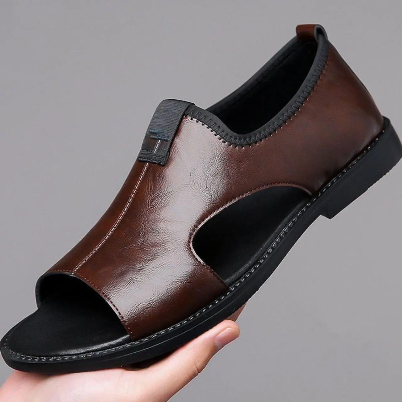 Smart Store Dual-Tone Premium Leather Shoe – Stylish Comfortable Everyday Footwear