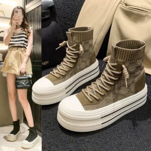 Smart Store Dual-Tone Premium Leather Shoe – Stylish Comfortable Everyday Footwear