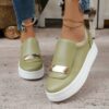 Smart Store Tri-Tone Clean Luxe Sneakers – Premium Everyday Casual Footwear - Image 3