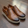 Smart Store Dual-Tone Premium Leather Shoe – Stylish Comfortable Everyday Footwear