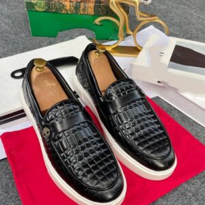 Smart Store Dual-Tone Premium Leather Shoe – Stylish Comfortable Everyday Footwear