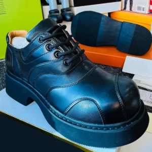 Smart Store Black Premium Leather Shoe – Stylish Comfortable Everyday Footwear