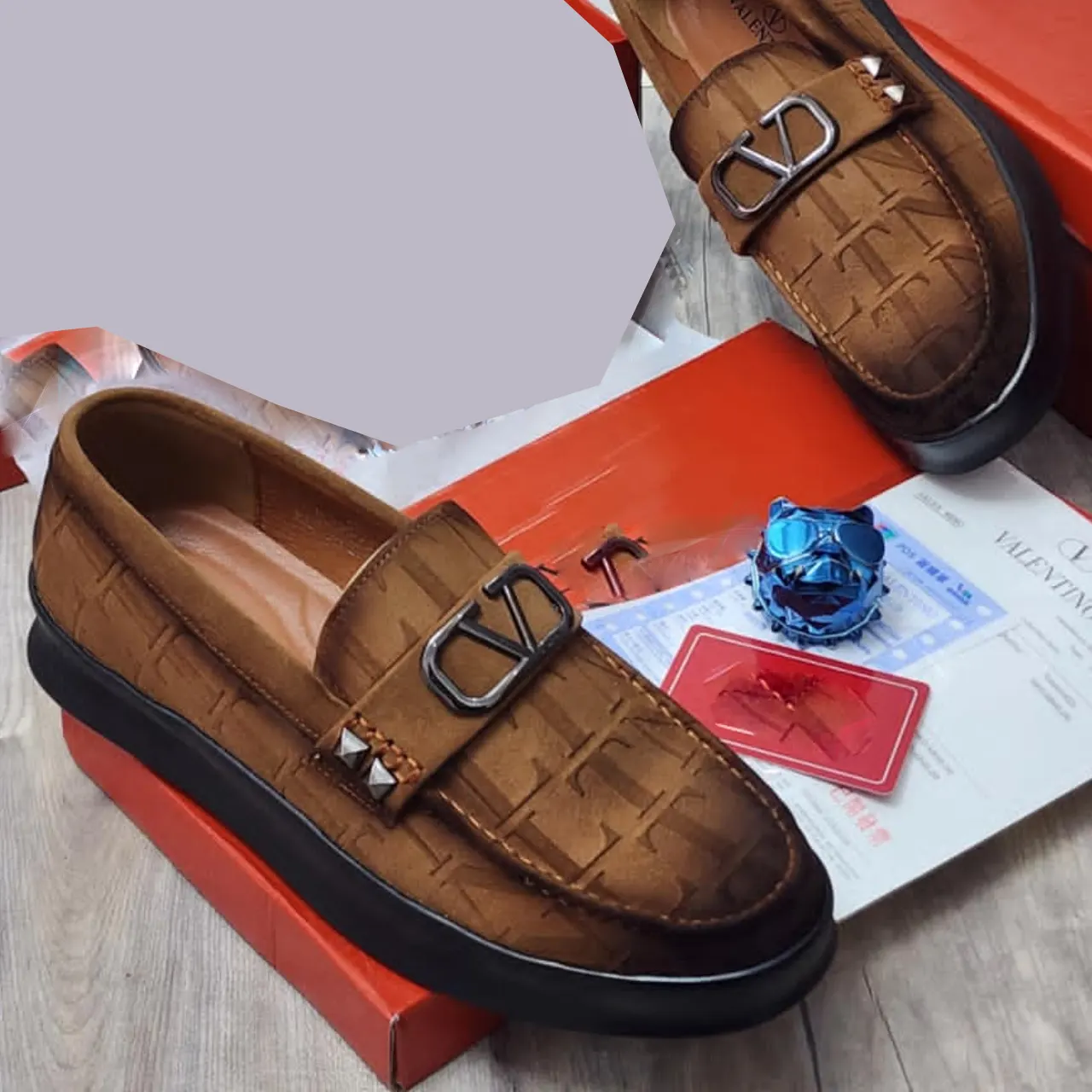 Smart Store Dual-Tone Premium Leather Shoe – Stylish Comfortable Everyday Footwear