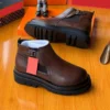 Smart Store Dual-Tone Premium Leather Shoe – Stylish Comfortable Everyday Footwear