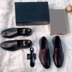 Smart Store Dual-Tone Premium Leather Shoe – Stylish Comfortable Everyday Footwear