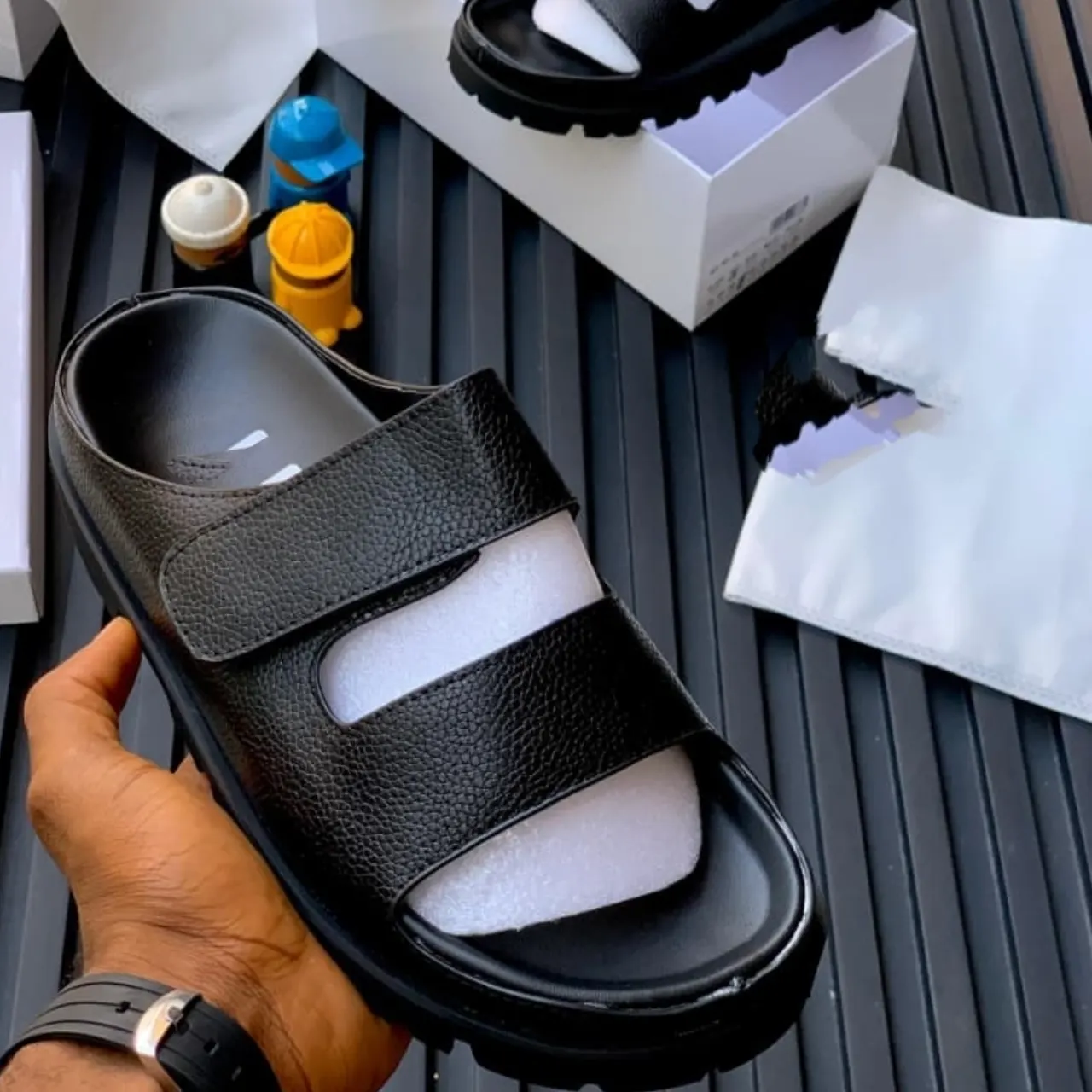Smart Store Classic Strap Slippers – Elegant Casual Slip-On Footwear