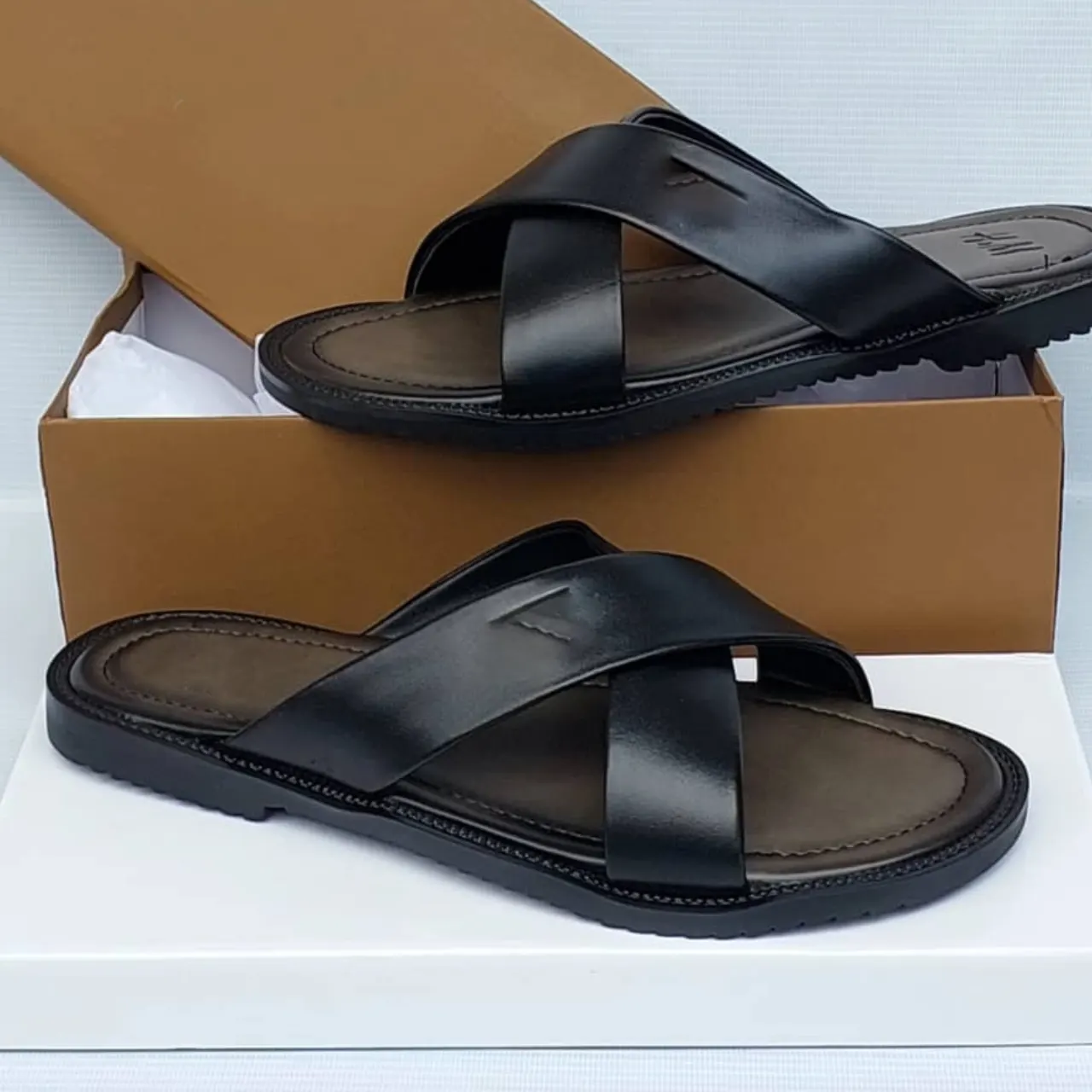 Smart Store Luxe Dual-Colour Slippers – Premium Comfortable Everyday Footwear