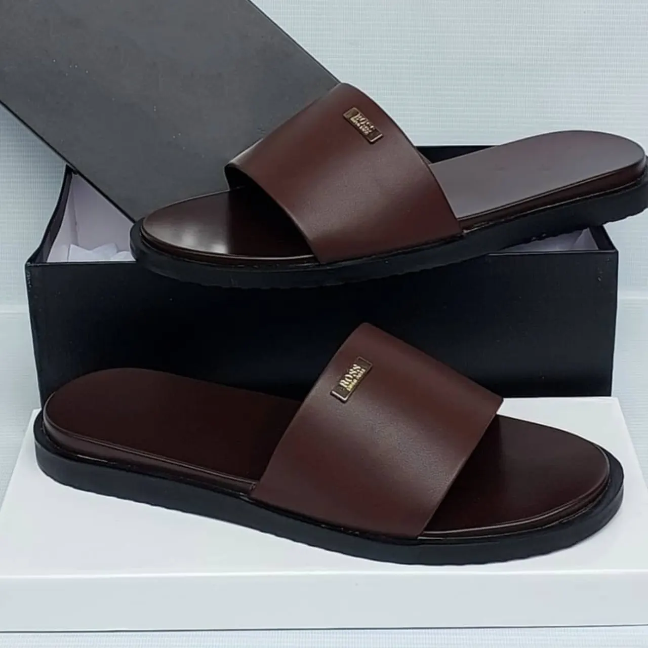 Smart Store Luxe Dual-Colour Slippers – Premium Comfortable Everyday Footwear