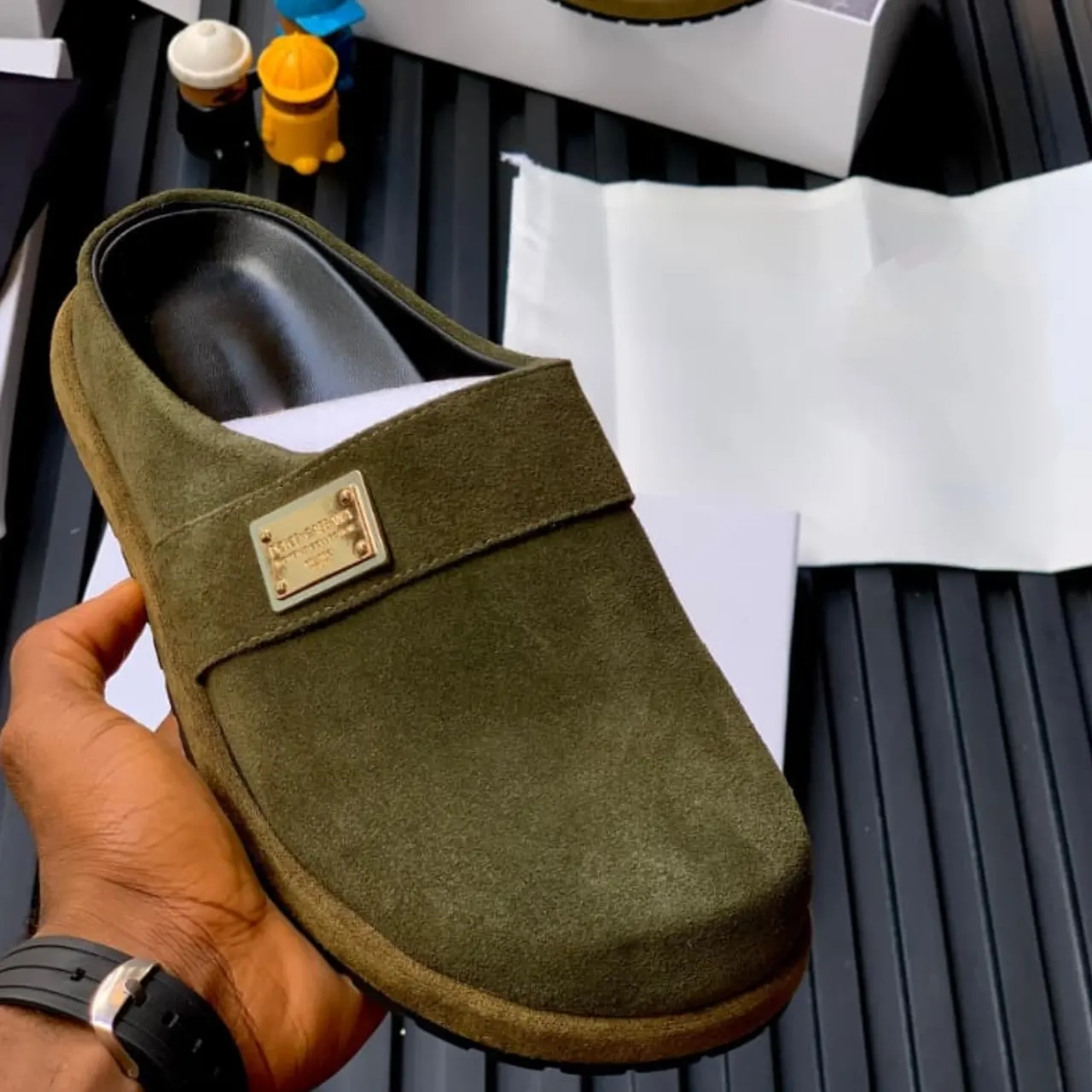 Smart Store Luxe Tri-Colour Slippers – Premium Comfortable Everyday Footwear